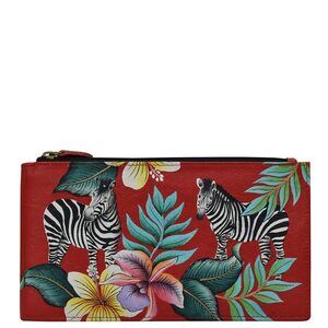7578 Tropical Zebra Red Flap Crossbody, Tropical Zebra Red